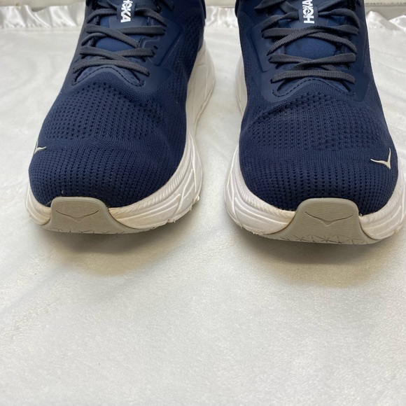 Hoka Arahi 7 running shoes in navy blue with a white midsole Men’s size 13 - Picture 5 of 12